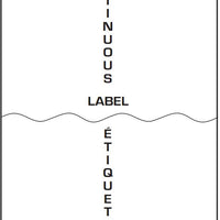 Kilotech - 64 mm x 145 mm Labels For LPII & CL5000 Continuous /Continue - K862037
