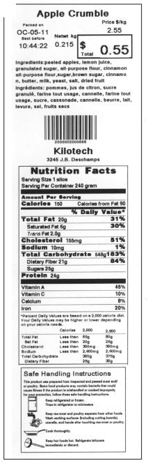 Kilotech - 64 mm x 175 mm Labels For LPII Continuous / Continue - K862039