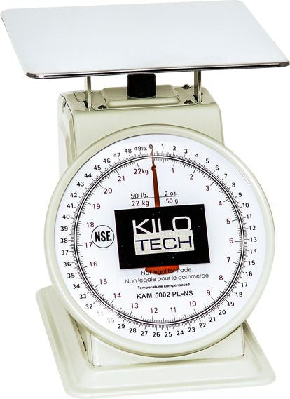 Kilotech - KAM 5002PL, 50 lb x 2 Oz Dial Scale - K852299