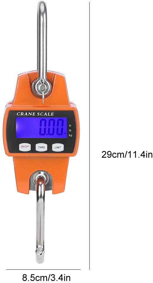 Kilotech - KHS 200, 120 lb x 0.05 lb Mini Crane Scale - K854501