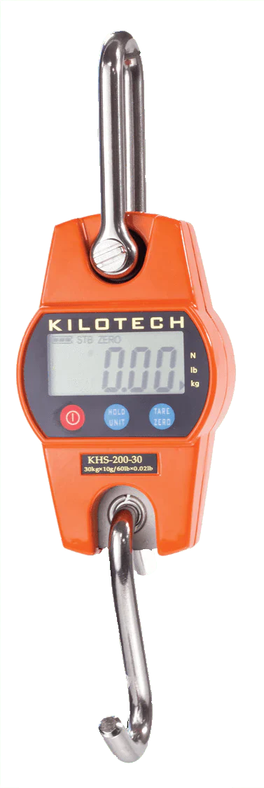 Kilotech - KHS 200, 120 lb x 0.05 lb Mini Crane Scale - K854501
