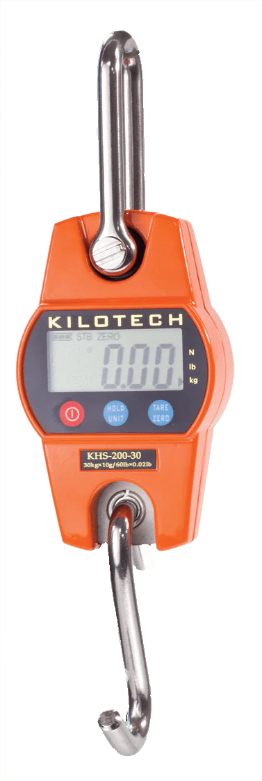 Kilotech - KHS 200, 60L lbx 0.02 lb Mini Digital Crane Scale - K854500