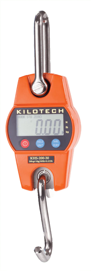 Kilotech - KHS 200, 60L lbx 0.02 lb Mini Digital Crane Scale - K854500