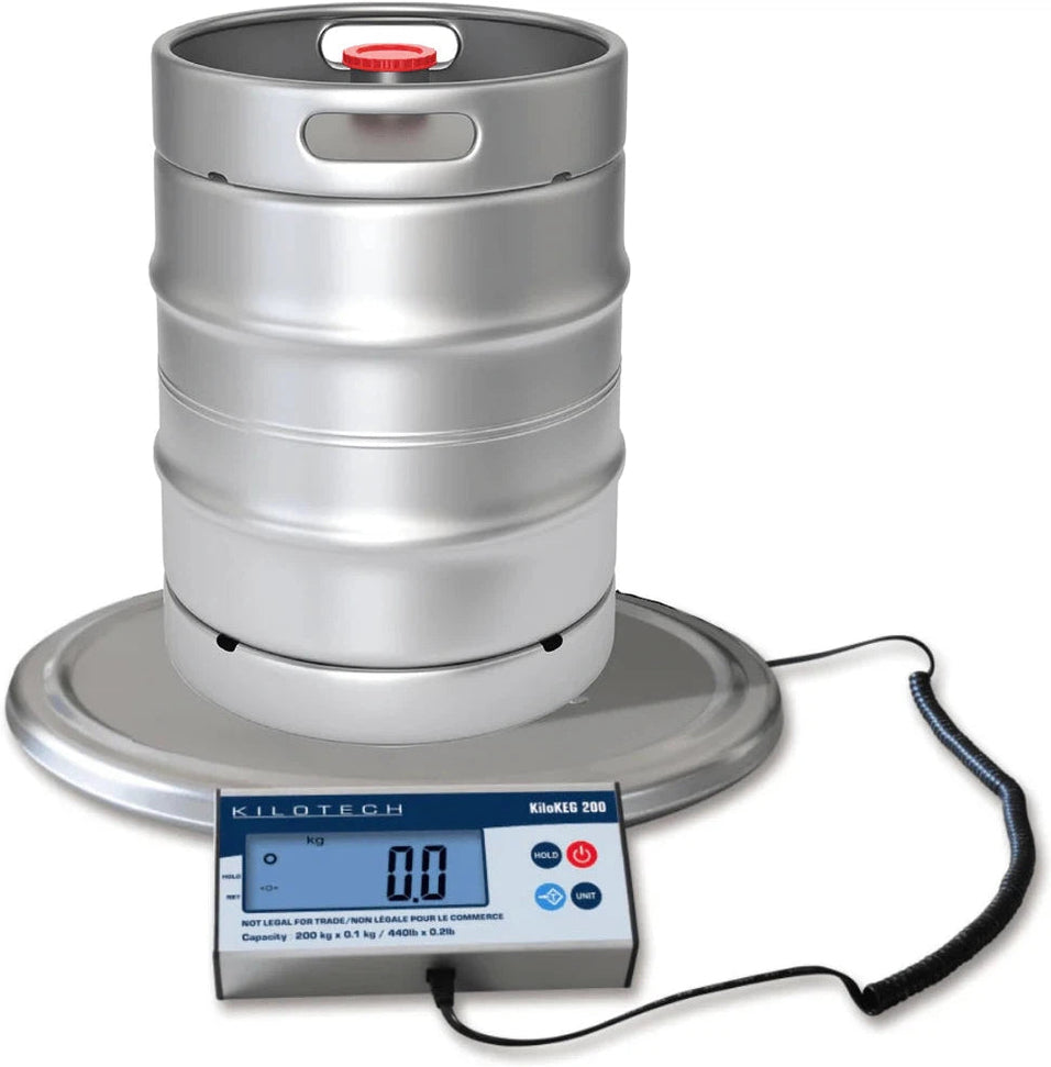 Kilotech - KILOKEG 200 440 lb x 0.2 lb Digital Keg Scale with Remote Display - K851249