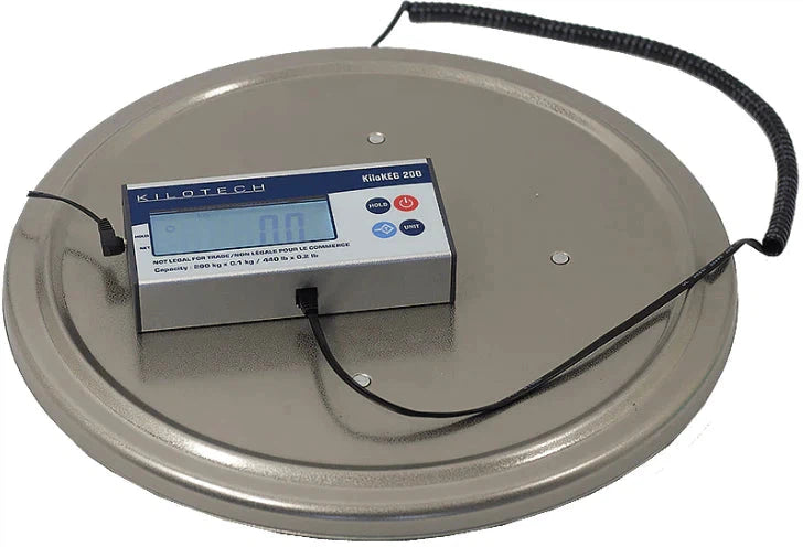 Kilotech - KILOKEG 200 440 lb x 0.2 lb Digital Keg Scale with Remote Display - K851249