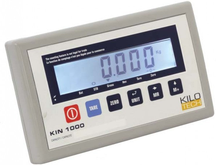 Kilotech - TOP GUN KPL MS 12" x 12", 30 Kg Bench & Platform Scale With KIN 1000 Indicator - K850502