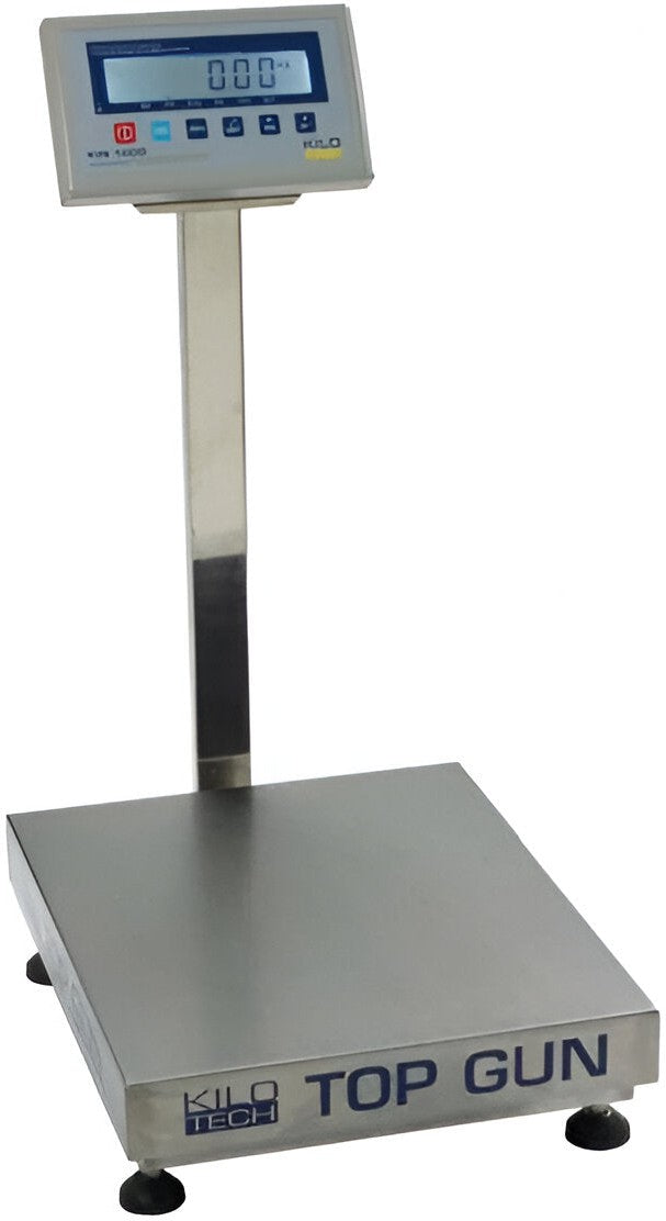 Kilotech - TOP GUN KPL MS 24" x 32", 600 Kg Bench & Platform Scale With KIN 2000 WR Indicator - K850529