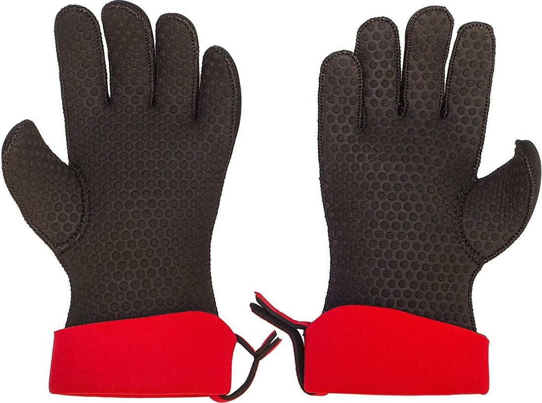 Kitchen Grips - 10.25" Small 5-Finger Chefs Gloves Pair - 100201-11