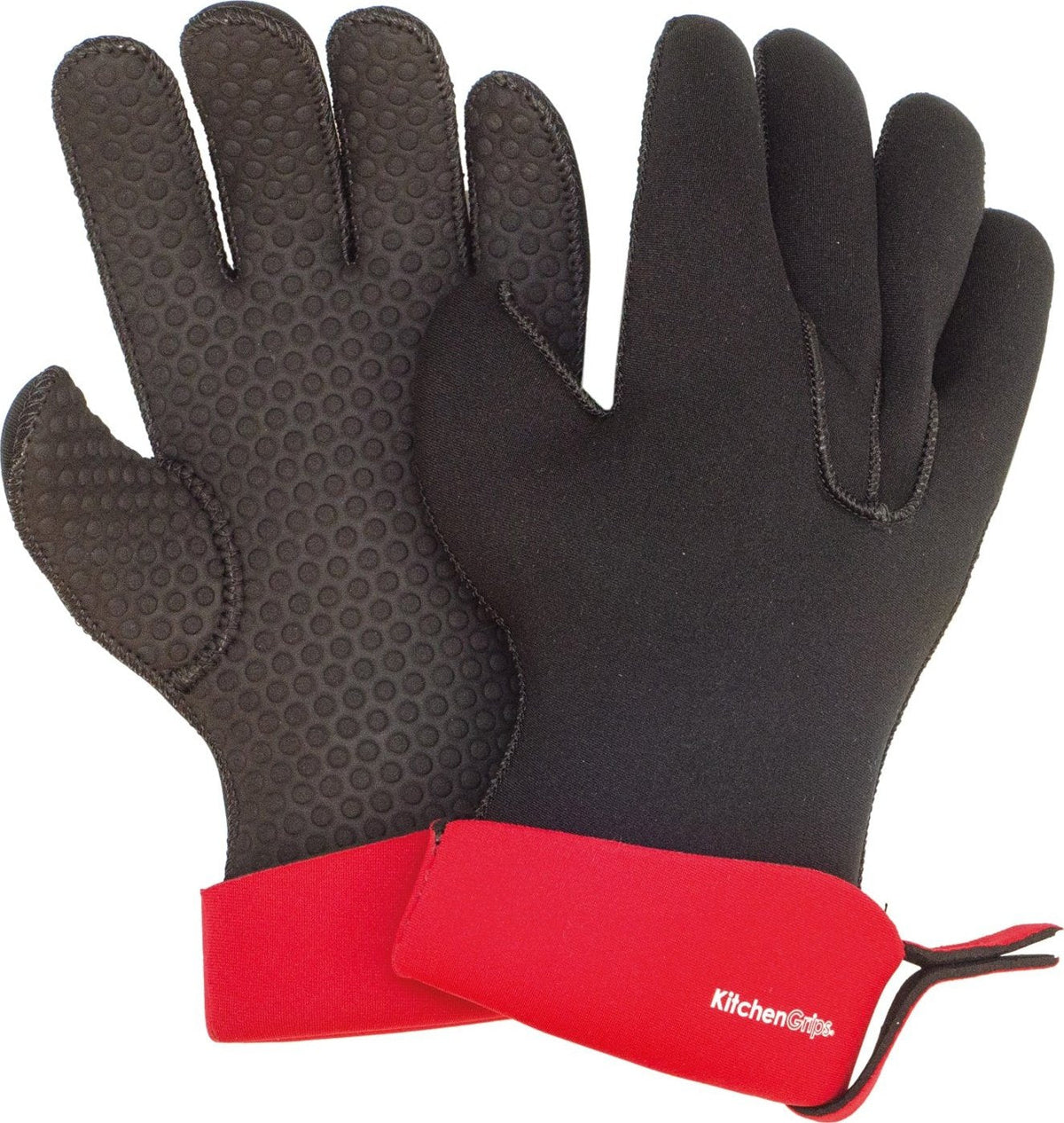 Kitchen Grips - 10.25" Small 5-Finger Chefs Gloves Pair - 100201-11
