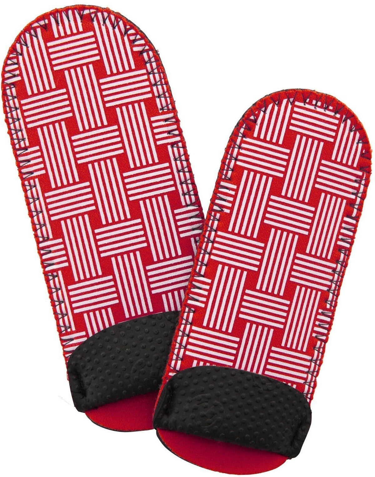 Kitchen Grips - 2 PC Pack of 6-7" Cherry/White Woven Handle Holder - 120504-11