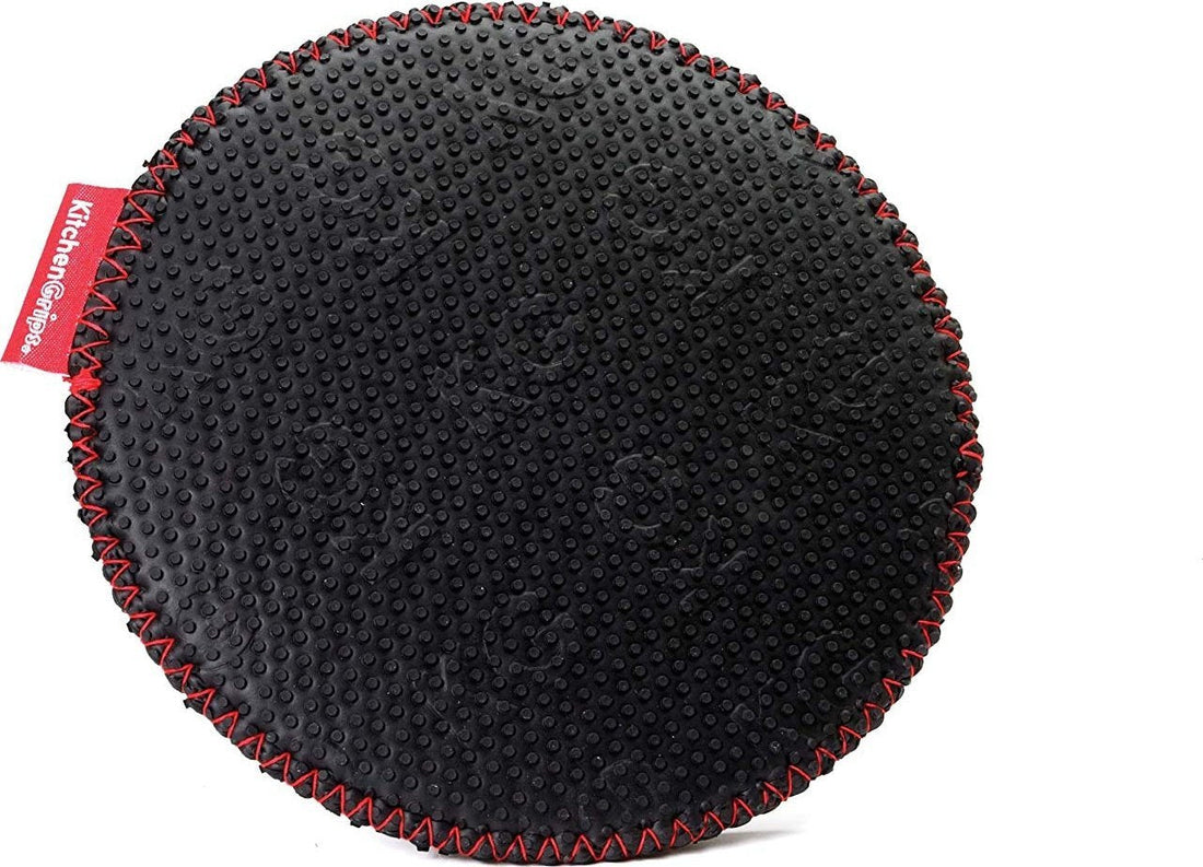 Kitchen Grips - 7" Black Round Trivet - 110306-11