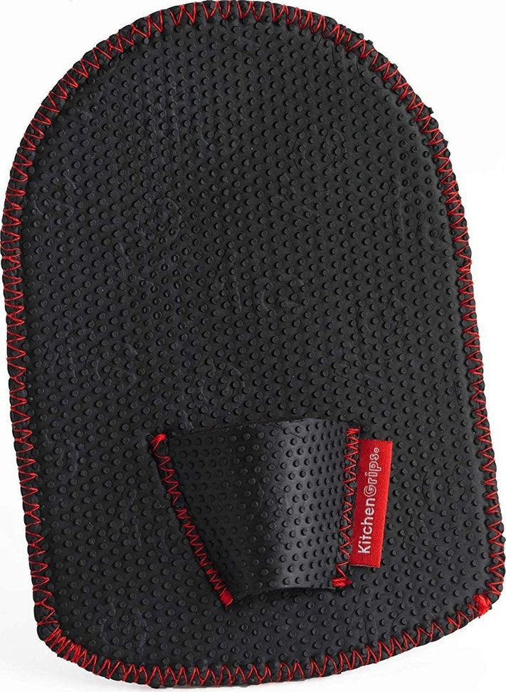 Kitchen Grips - 8.75x6" Black Pot Grabber With Finger Loop - 110307-11 - DISCONTINUED