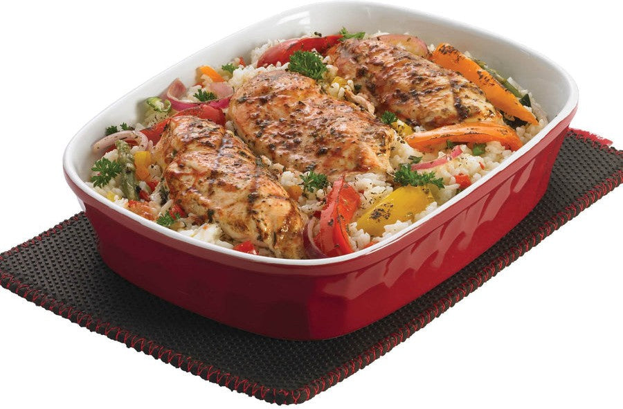 Kitchen Grips - Black Rectangular Trivet - 110305-11