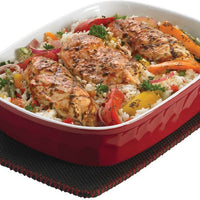 Kitchen Grips - Black Rectangular Trivet - 110305-11