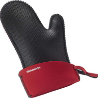 Kitchen Grips - Cherry/Black Large Chef's Mitt - 110116-11
