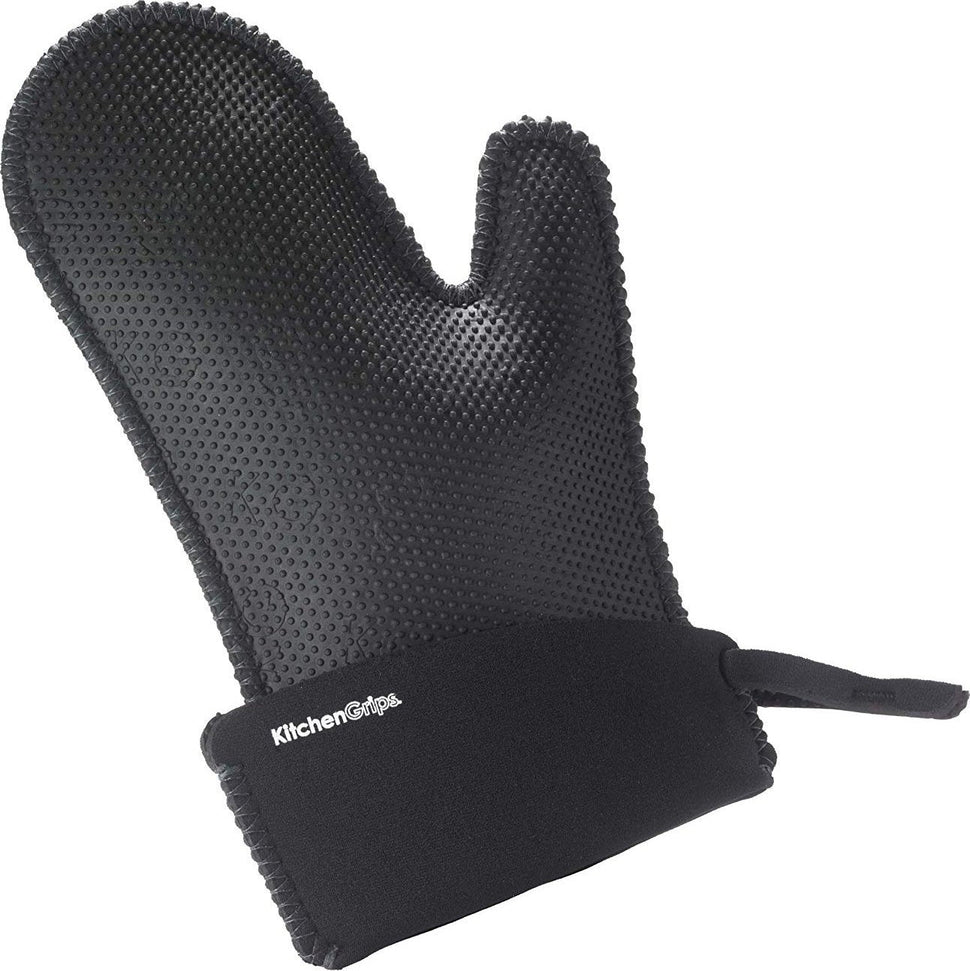 Kitchen Grips - Small Black/Black Chef's Mitt - 110117-10 - DISCONTINUED