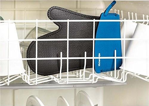 Kitchen Grips - Small Orange/Black Chef's Mitt - 110117-27 - DISCONTINUED