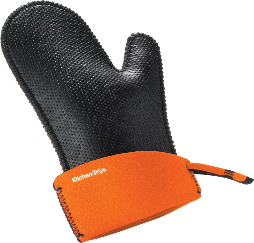 Kitchen Grips - Small Orange/Black Chef's Mitt - 110117-27 - DISCONTINUED