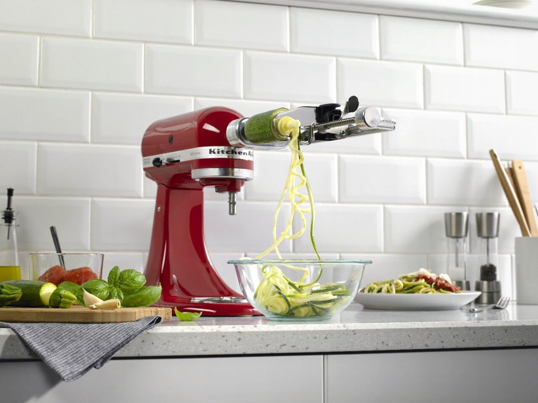 KitchenAid - 1" Silver Spiralizer Attachment - KSM1APC