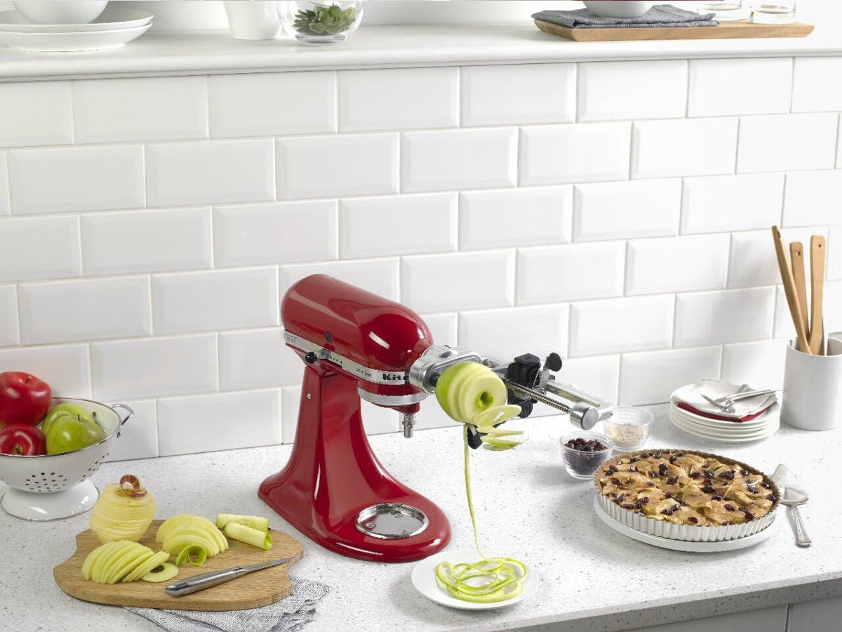 KitchenAid - 1" Silver Spiralizer Attachment - KSM1APC