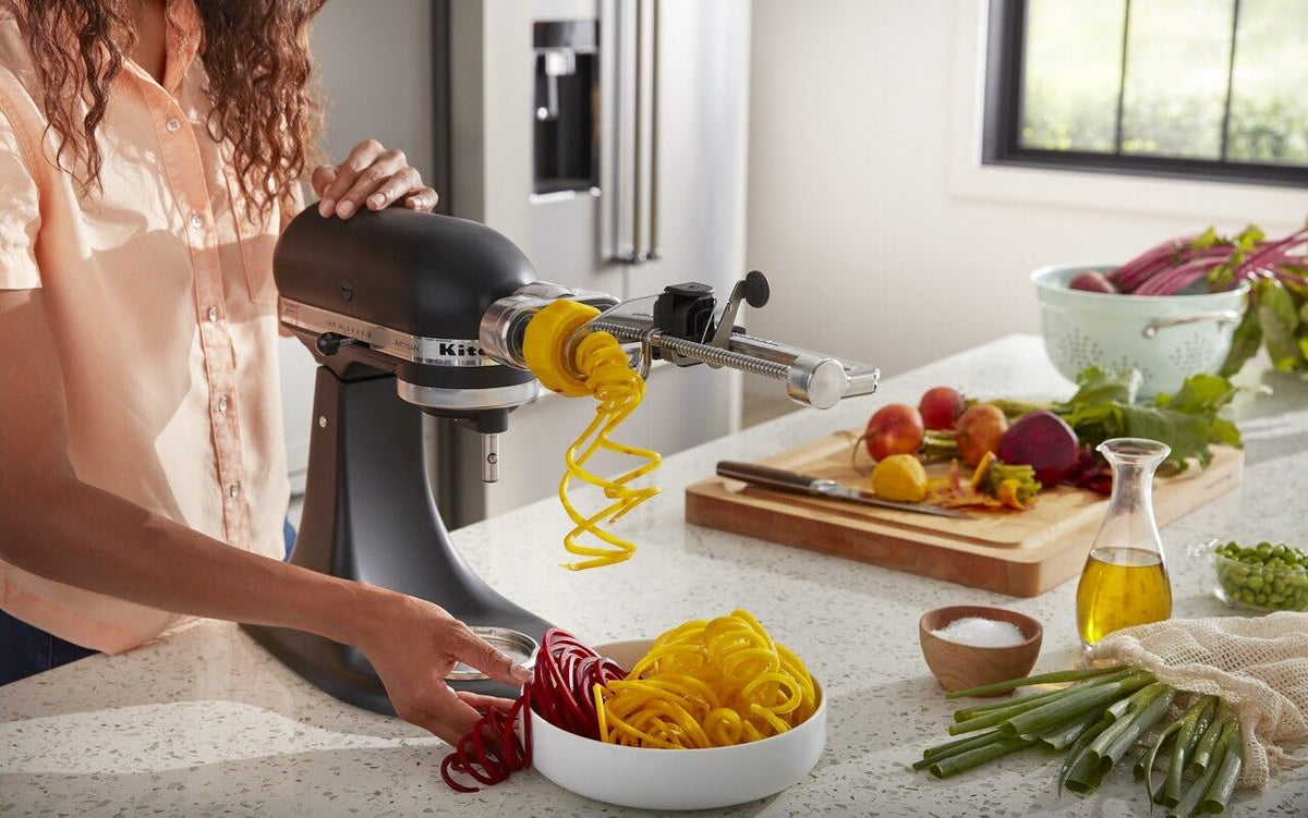 KitchenAid - 1" Silver Spiralizer Attachment - KSM1APC