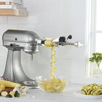 KitchenAid - 1" Silver Spiralizer Attachment - KSM1APC