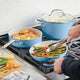 KitchenAid - 10 PC Blue Velvet Hard Anodized Ceramic Cookware Set - 84830-T