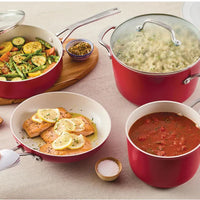 KitchenAid - 10-Piece Empire Red Cookware Set - 12662-T