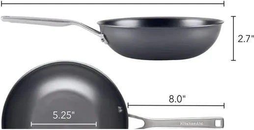 KitchenAid - 10"/25 cm Carbon Steel Stir Fry Pan - 48736-C