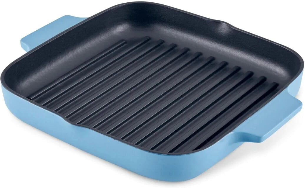 KitchenAid - 11" Blue Velvet Enameled Cast Iron Grill Pan - 48691-CF05 - DISCONTINUED
