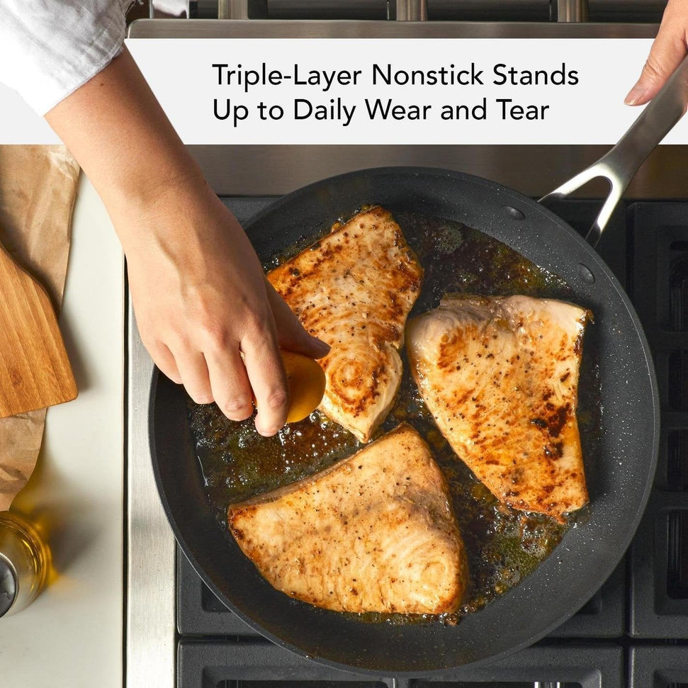 KitchenAid - 11 PC Hard Anodized Induction Nonstick Cookware Set - 80120-TF05 - ETA MAY