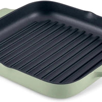 KitchenAid - 11" Pistachio Enameled Cast Iron Grill Pan - 48692-CF05
