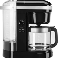 KitchenAid - 12 Cup Drip Coffee Maker with Spiral Showerhead Onyx Black - KCM1208OB