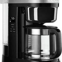 KitchenAid - 12 Cup Drip Coffee Maker with Spiral Showerhead Onyx Black - KCM1208OB