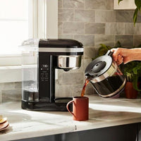 KitchenAid - 12 Cup Drip Coffee Maker with Spiral Showerhead & Programmable Warming Plate Onyx Black - KCM1209OB