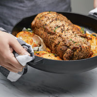 KitchenAid - 12" Seasoned Cast Iron Fry Pan / Skillet - 48395