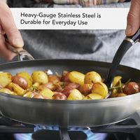 KitchenAid - 12”/30cm 3-Ply Base Stainless Steel Nonstick Frying Pan - 71010-TF05