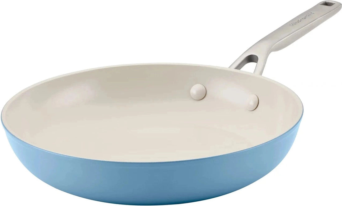 KitchenAid - 12.25"/31cm Blue Velvet Hard Anodized Ceramic Fry Pan - 84832-T
