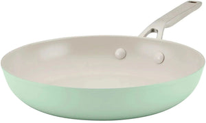 KitchenAid - 12.25"/31cm Pistachio Hard Anodized Ceramic Fry Pan - 84827-T