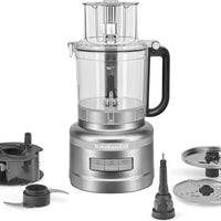 KitchenAid - 13-Cup Contour Silver Food Processor - KFP1317CU