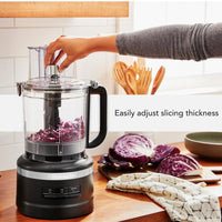 KitchenAid - 13-Cup Food Processor with Dicing Kit Black Matte - KFP1319BM