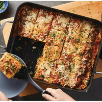 KitchenAid - 13" x 15.75" Hard Anodized Roaster with Removable Non-Stick Rack - 84806-TF05