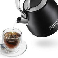 KitchenAid - 1.25 L Black Matte Steel Electric Kettle - KEK1222BM