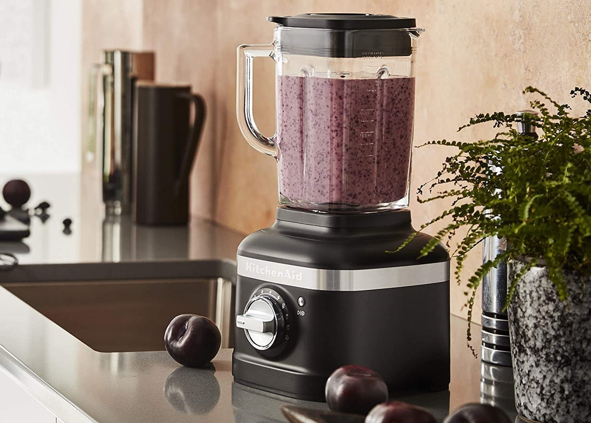 KitchenAid - 1.6 L K400 Matte Black Variable Speed Blender (56oz) - KSB4027BM