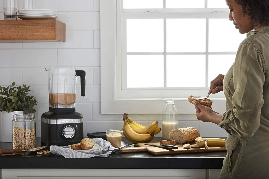 KitchenAid - 1.6 L K400 Matte Black Variable Speed Blender (56oz) - KSB4027BM