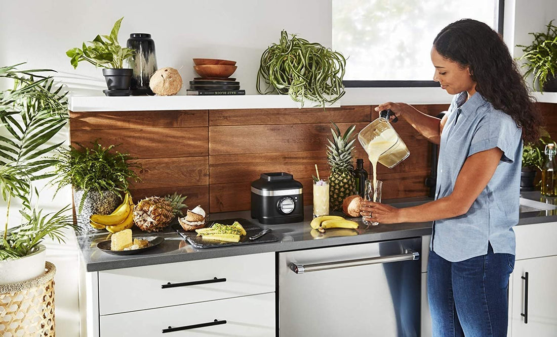 KitchenAid - 1.6 L K400 Matte Black Variable Speed Blender (56oz) - KSB4027BM