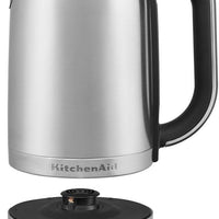 KitchenAid - 1.7 L Brushed Stainless Steel Electric Kettle - KEK1701SX