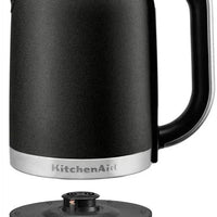 KitchenAid - 1.7 L Cast Iron Black Electric Kettle - KEK1701BK