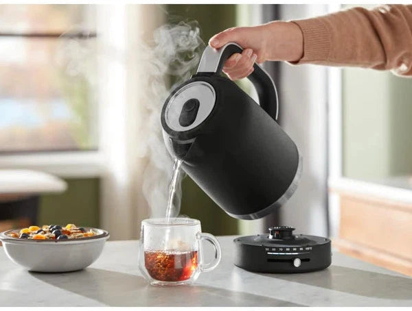 KitchenAid - 1.7 L Cast Iron Black Electric Kettle - KEK1701BK