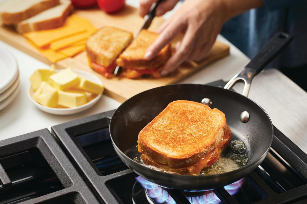 KitchenAid - 2 PC Brushed Stainless Steel Nonstick Frying Pan Set - 71023